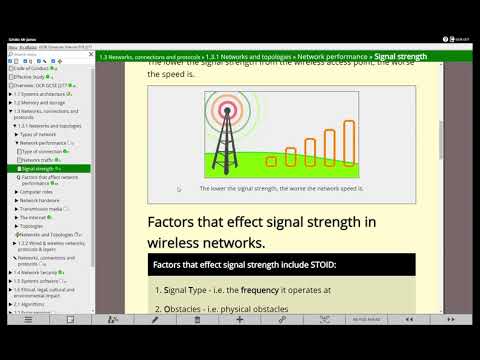 OCR Computer Science J277 1.3.1 Network performance