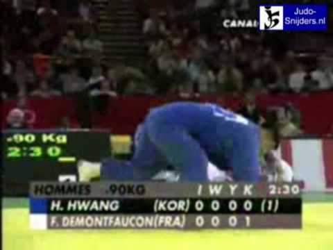Judo Paris 2006: Hwang (KOR) - Demonfaucon (FRA) [-90kg] the match