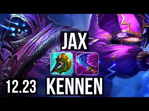 JAX vs KENNEN (TOP) | 7/1/5, 1.0M mastery, Godlike | EUW Master | 12.23