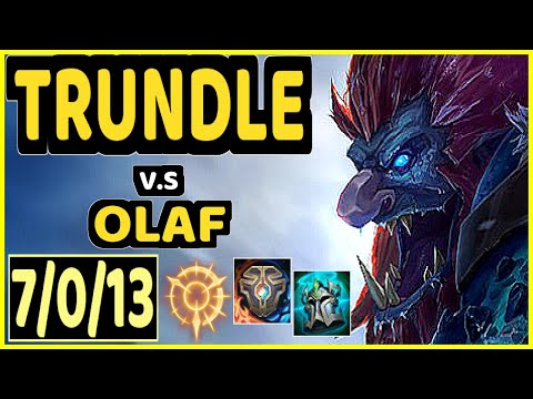 MAGIFELIX (TRUNDLE) vs OLAF - 7/0/13 KDA JUNGLE CHALLENGER GAMEPLAY - EUW