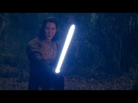 Jedi Master Sol vs Sith Lord Qimir Full Fight Jecki Death Scene The Acolyte Episode 5