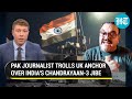 Pak Journalist S Burnol Counter To UK Anchor S Chandrayaan 3 Remark Jalte Hai Yeh Viral
