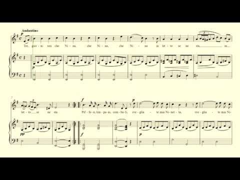 Nina - Pergolesi - accompaniment in E minor