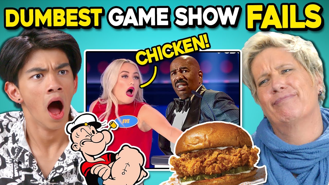 Generations React To Dumbest Game Show Answers (Family Feud Popeye’s Chicken, Wheel Of Fortune)