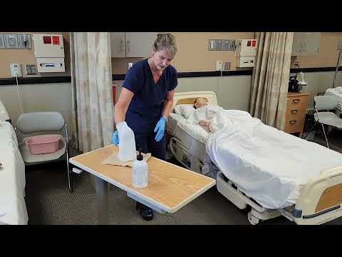 Part of a video titled Assisting With a Urinal - YouTube