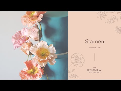 Stamen Tutorial (Gumpaste / Flower Paste)