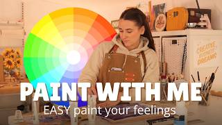 paint your feelings 🖌️ easy + relaxing painting exercise (for all abilities!)