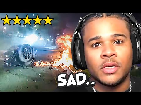 Stolen Lamborghini Crashes During 125 MPH Police Chase..