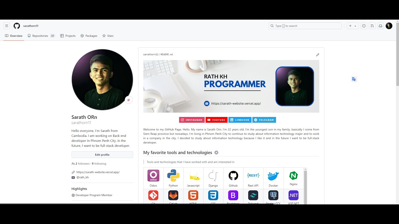 How to Design Profile Page on GitHub look cool👍🏽🔥🔥🔥