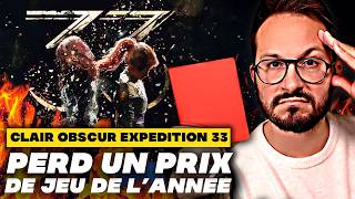 SCANDALEUX 😡 Clair Obscur Expedition 33 PERD un titre de JEU DE L'ANNÉE 🔥 COUP DE GUEULE !!!