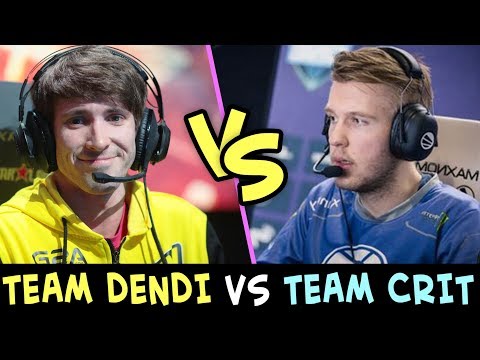 Team DENDI vs Team CRIT — full party vs full party COMEBACK