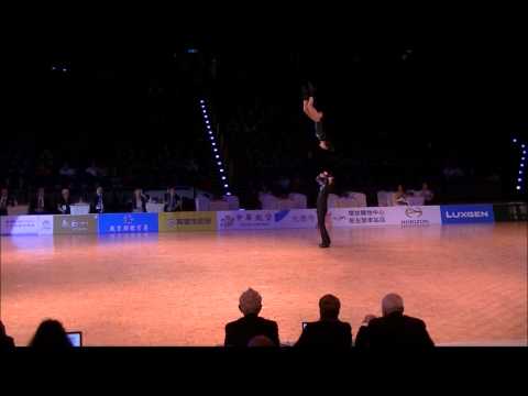 Florian BARON und Guylaine GOLF WDSG Kaohsiung 2013 R´n´R Vorrunde Akrobatik