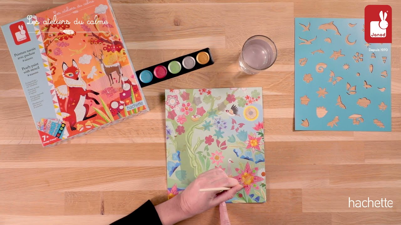 Zestaw kreatywny Perłowe plakatówki 4 pory roku