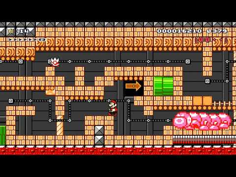 Expert 8-2 Egyptian Crypt by TheLaw ~ SUPER MARIO MAKER ~ NO COMMENTARY 1be