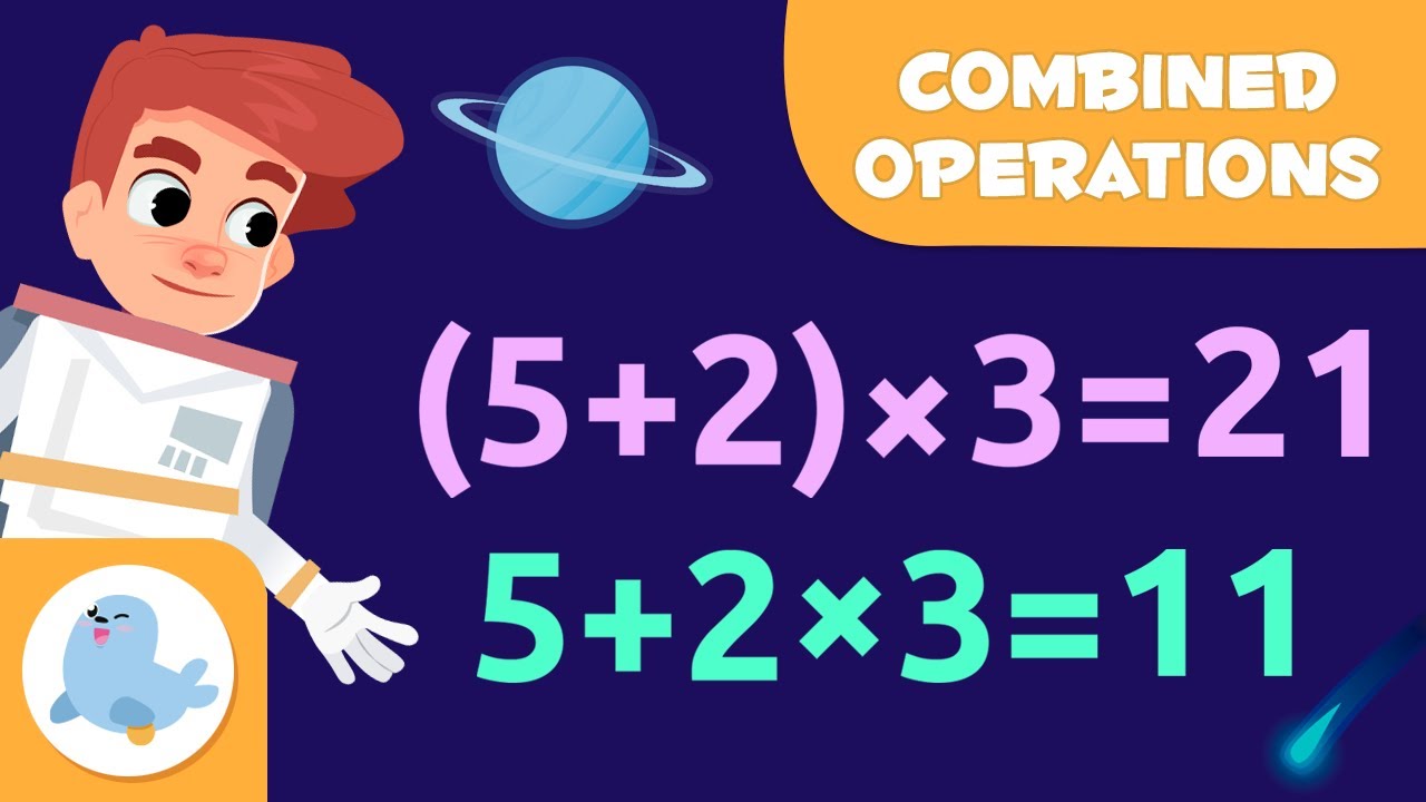 COMBINED OPERATIONS ➕❌ With and Without Parantheses ➗ Math for Kids 👨‍🏫