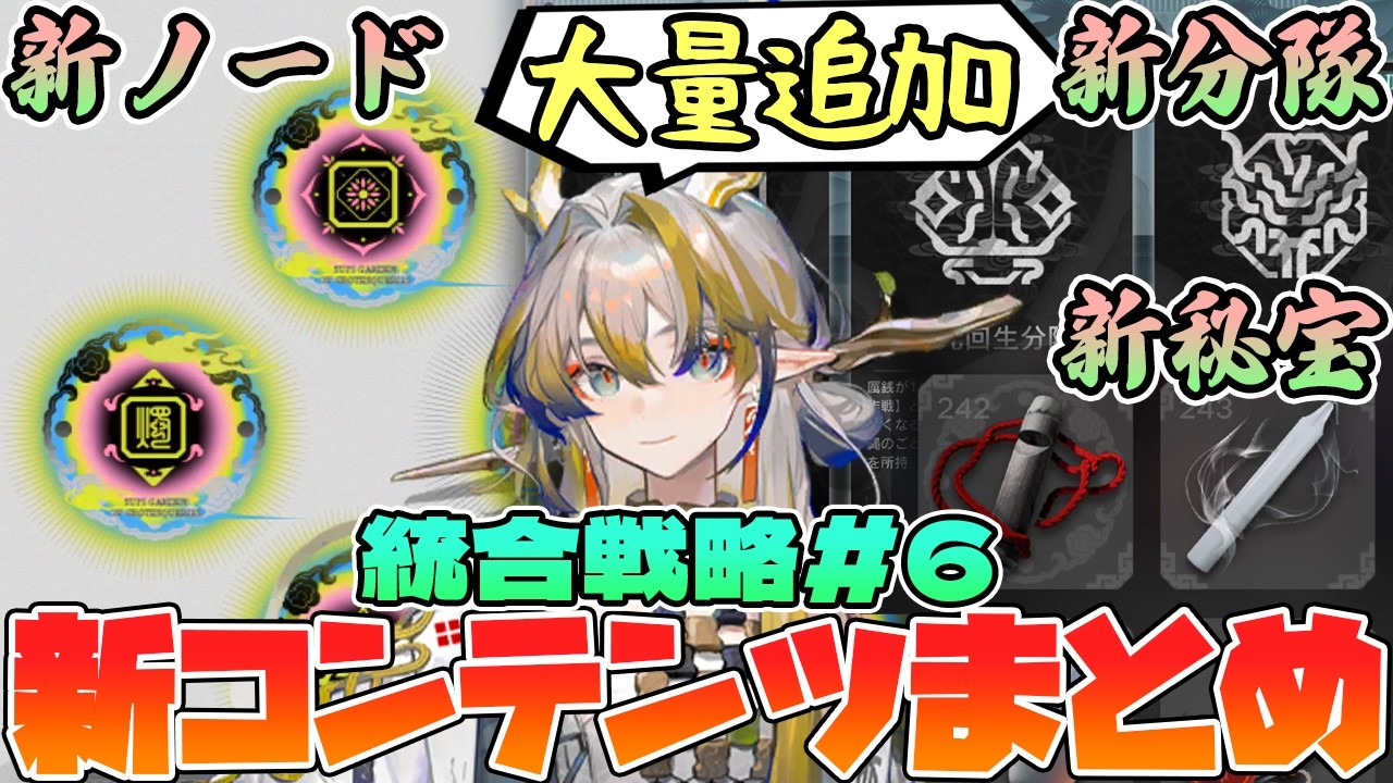【アークナイツ】コンテンツ追加でかなり遊びやすくなった！統合戦略#6"歳の界園志異"追加、改善内容徹底解説【Arknights / 明日方舟 / VOICEROID実況 / Q.ken】