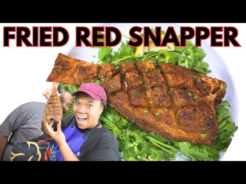SUPER EASY Deep Fried Whole Red Snapper Recipe | Ready in 10 minutes