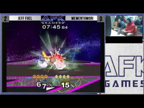 AFK Monthly #14 - Jeff Fuel (Falco, Ganon, ICs, Falcon) vs. MementoMori (DK, Marth, Peach) - WQs