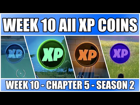 Fortnite - Week 10 All XP Coins Locations Chapter 2 Season 5