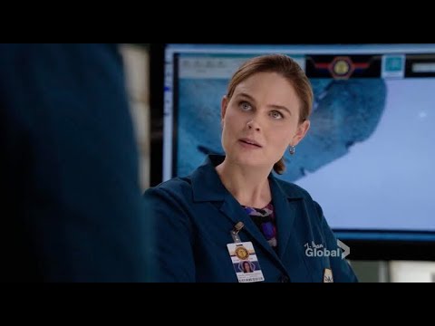 Bones 11x01 - Brennan proves that the bones don't belong to Booth