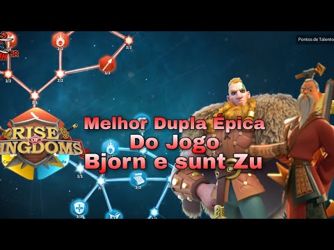 ✅ Melhor Dupla Épica Do Jogo l Bjorn e Sunt Zu l RISE OF KINGDOMS ⚔️