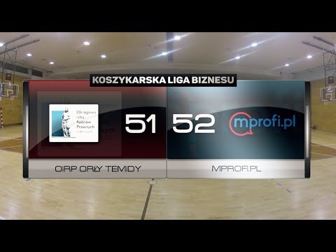 OIRP Orły Temidy vs mprofi.pl - II kolejka - Superliga Warszawa - Koszykarska Liga Biznesu