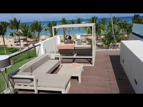 Excellence Club Beachfront Honeymoon Two-Story Rooftop Terrace Suite with Plunge Pool (January 2021)