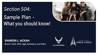 Section 504: Sample Plan - What you should know!