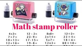 Math stamps for kids & Teacher's/Smart math roller stamps #trending #shorts