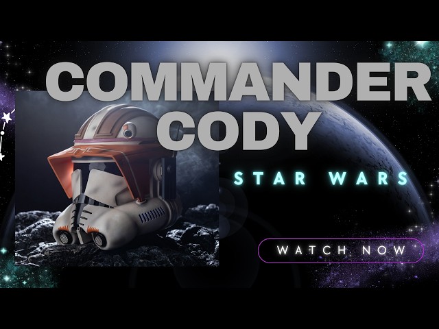 Vídeo relacionado con Star Wars The Black Series, Comandante clon Cody, Casco electrónico Premium para Juego de rol de Adultos