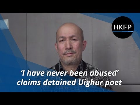 Uighur poet Abdurehim Heyit claims he is in 'good health' in clip released by China