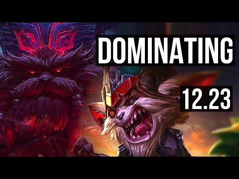ORNN vs KLED (TOP) | Rank 8 Ornn, 12/4/9, Dominating | EUW Challenger | 12.23
