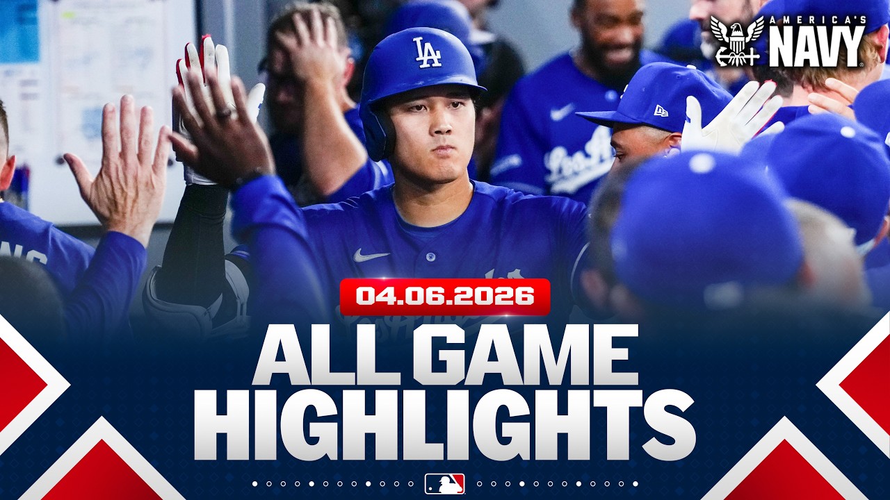Highlights from ALL GAMES on 4/6 (Dodgers score 14 runs, Soriano strikes out 10 and MORE!)
