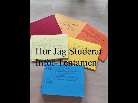 Hur jag studerar inför tenta