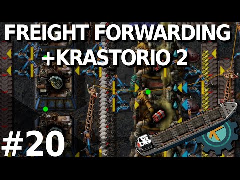 Factorio Freight Forwarding K2 20x #20 — Military Science & BOOMs! 💥