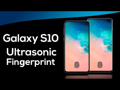 Samsung Galaxy S10 UltraSonic Fingerprint Sensor Explained! Video