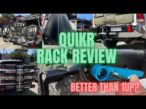QuikrStuff Mach 2 hitch bike rack review - Quik Rack or  1UP USA?