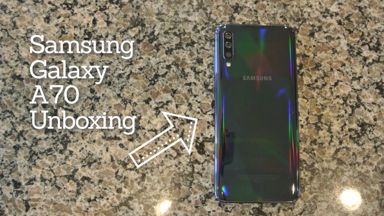Samsung Galaxy A70 Unboxing and Quick Look!