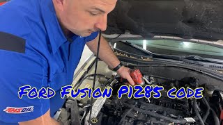 2010 Fusion P1285 CHT sensor failure, plus found a valve cover oil leak causing poor performance