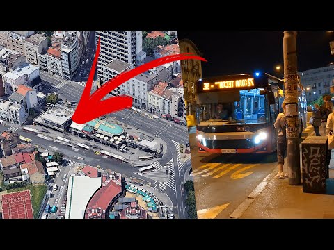 How to find Airport Bus in Belgrade | Public Transport from Zeleni Venac to Nikola Tesla Aerodrom