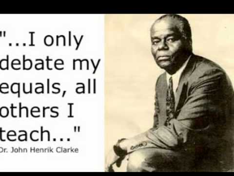 Dr  John Henrik Clarke on the G B E  WLIB "A Proper Education"
