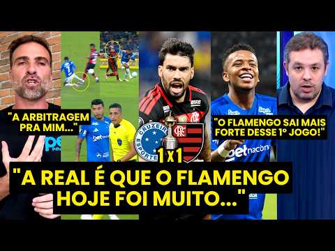 “ISSO TEM QUE SER DITO! O FLAMENGO contra o CRUZEIRO HOJE FOI MUITO…” EMPATE GERA DEBATE!