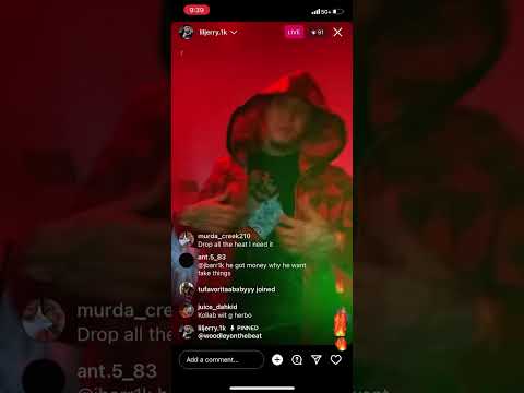 Lil Jerry previews “most hated” on ig live 👀🔥
