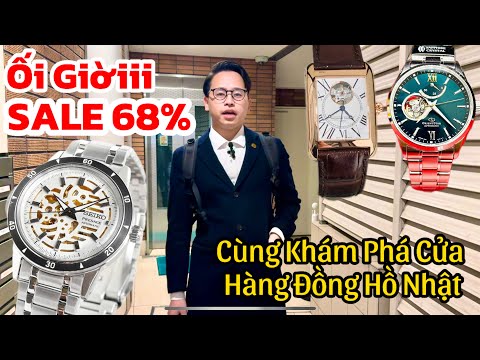 1/2 | ĐỒNG HỒ NHẬT GIÁ RẺ - SĂN HÀNG GIẢM GIÁ Tại Cửa Hàng Lớn Tokyo Nhật Bản Cùng Tiến Sky