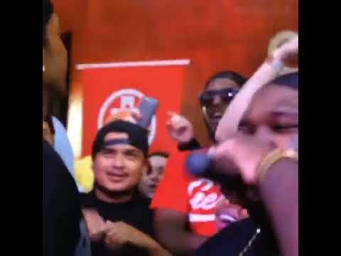 Nipsey Hussle & Pacman da Gunman at the private Crenshaw mixtape concert in 2014