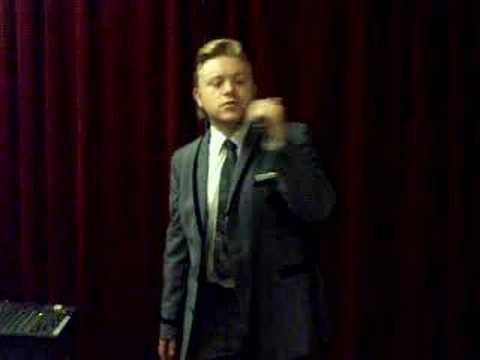 just a snipet of me rehearsing for my Billy Fury tribute