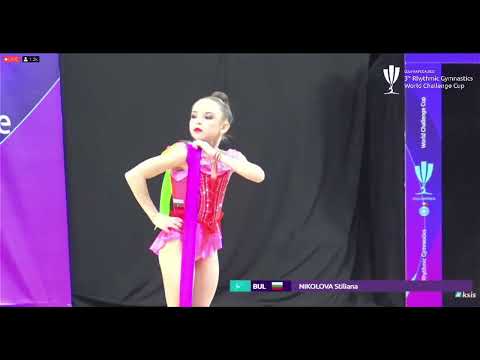 Stiliana Nikolova (BUL), ribbon, AA / World Challenge Cup - Cluj Napoca - 2022 / Score: 33.250