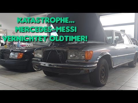Katastrophe, Mercedes-Messi vernichtet Oldtimer!