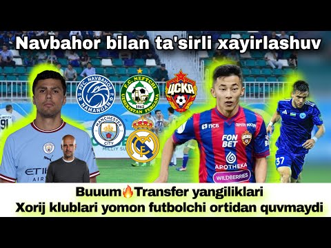 Xorij klublari yomon futbolchi ortidan quvmaydi Navbahor muxlislari bilan xayirlashuv