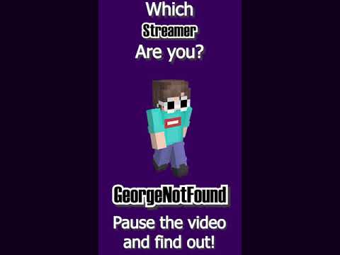 StormyBluey - What Streamer are you? I got Georgenotfound ! #Videogames  #shorts #minecraft #shorts #gaming